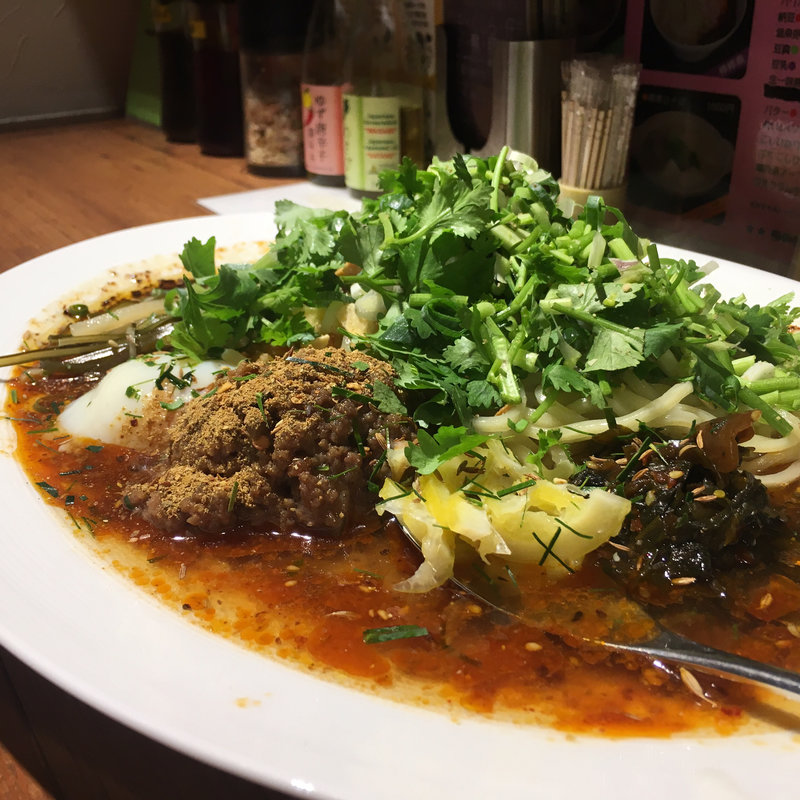 汁なし担々麺(まぜそば 三ツ星)