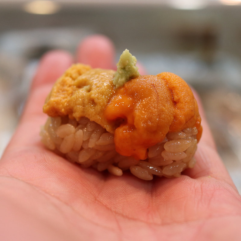 白雲丹＆赤雲丹(寿司栄 )