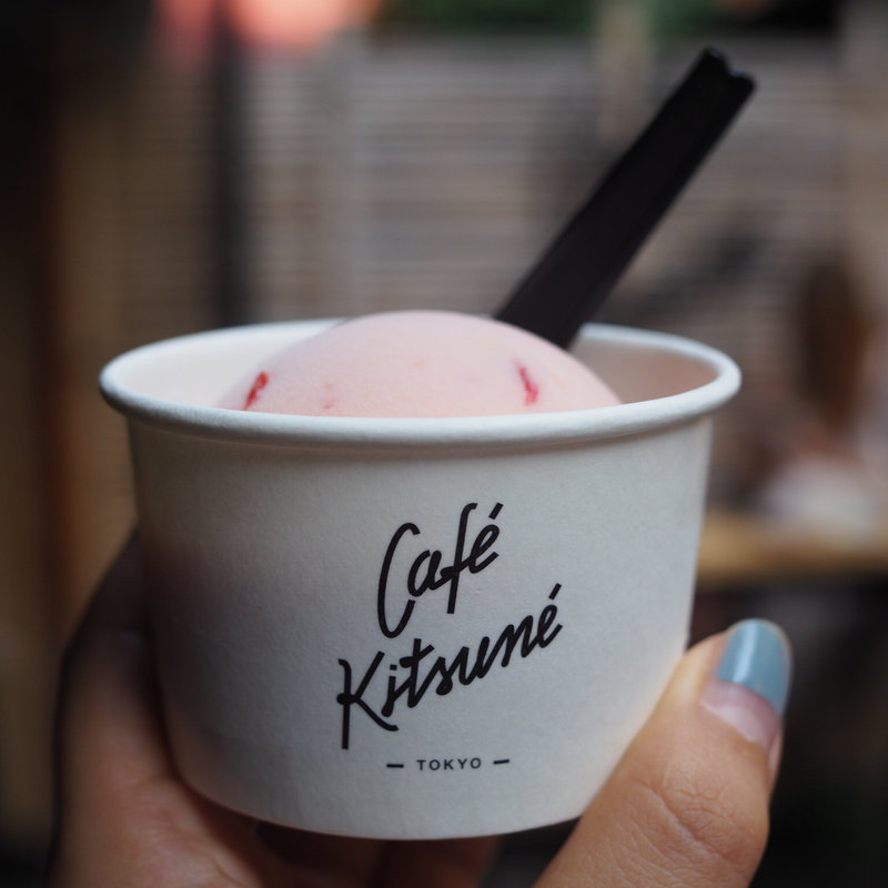 ジェラート(Café Kitsuné Aoyama)