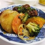 ミンチボールと野菜のグリル