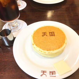 ホットケーキセット(珈琲天国)