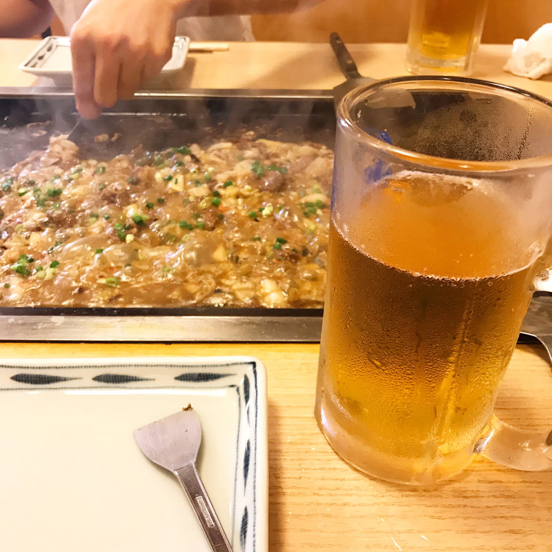 牛スジもんじゃ（青ネギ付）(六文銭)