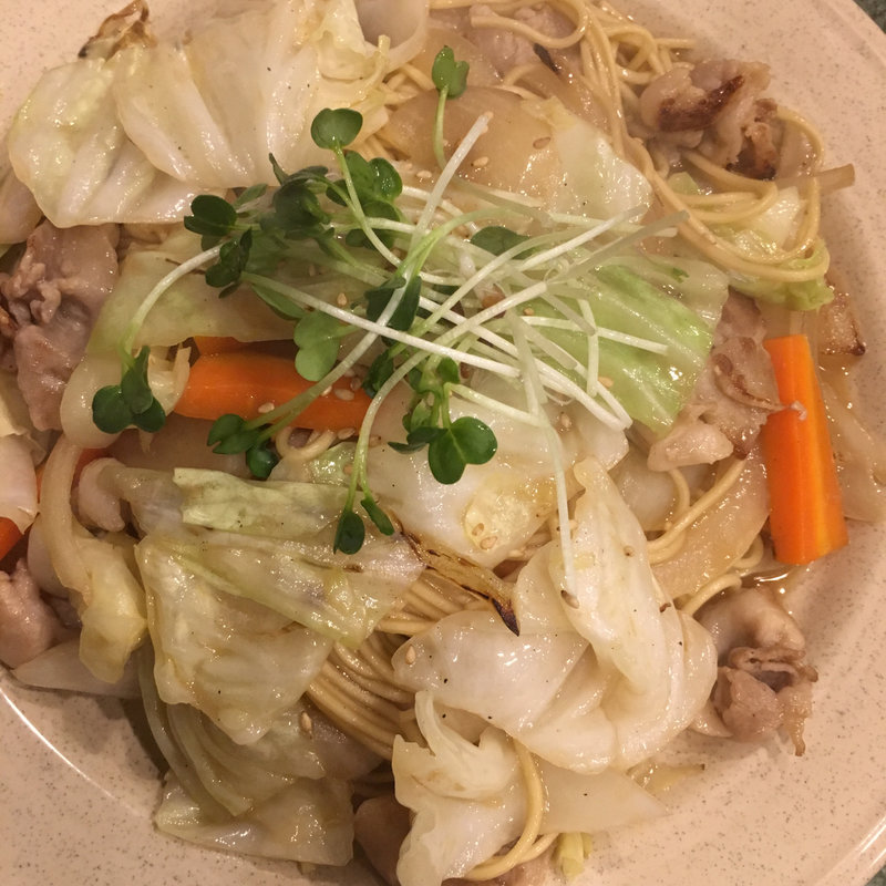 焼きラーメン(炭火 串焼きボンちゃん)