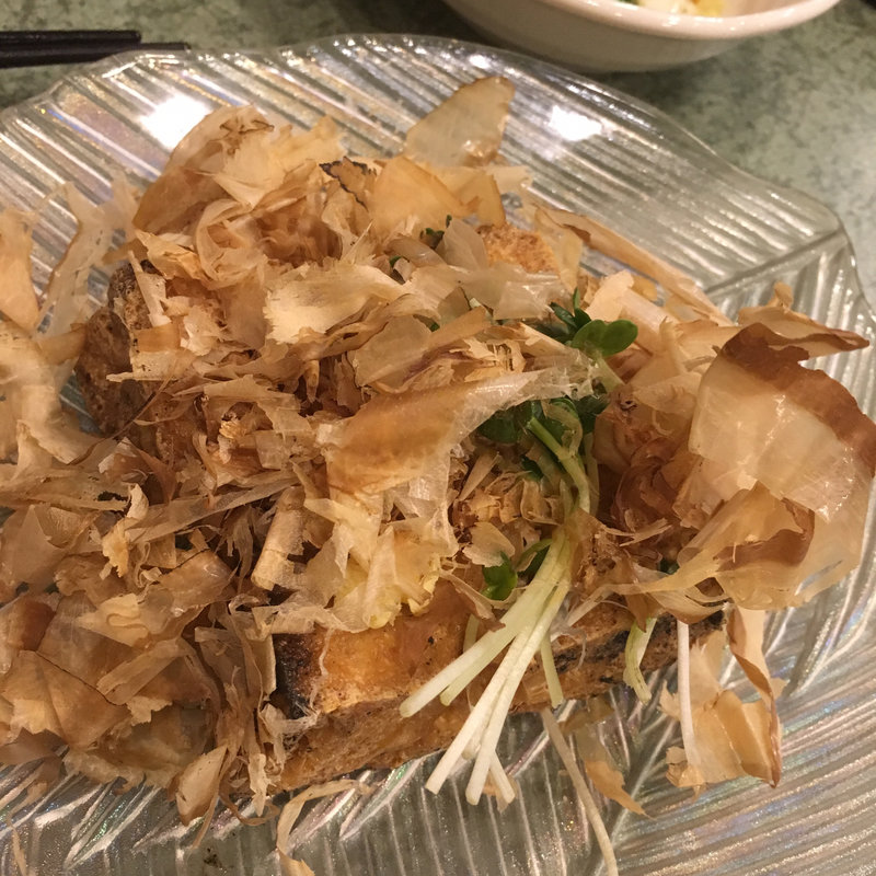 揚げ出し豆腐(炭火 串焼きボンちゃん)