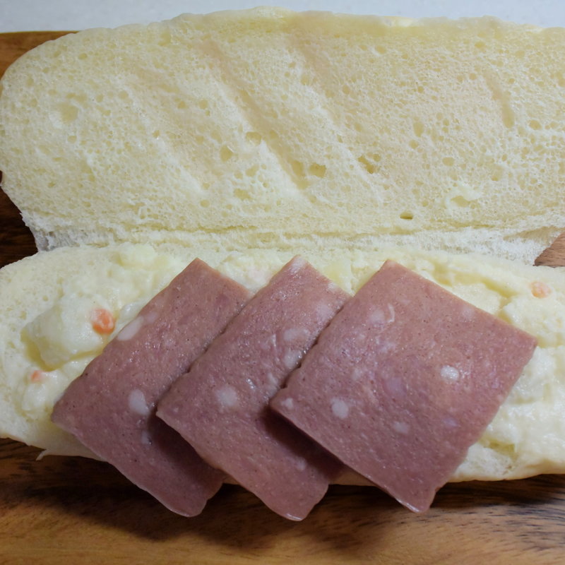 ポークポテサラ(やわらかシロコッペ)