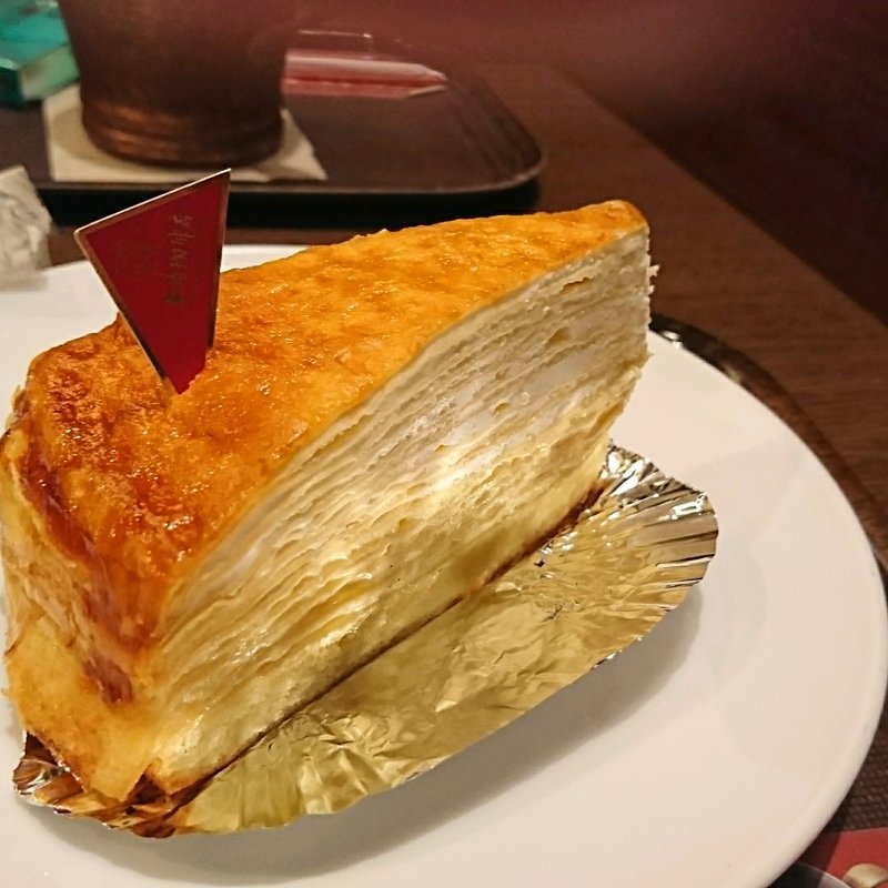 ミルクレープ(上島珈琲店 札幌アピア店 )