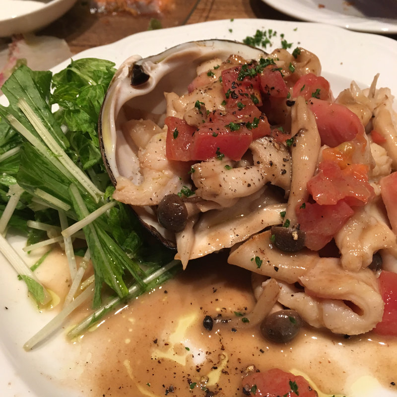 つぶ貝のソテー(UOKIN PICCOLO 銀座店 （ウオキン ピッコロ）)