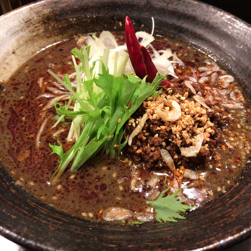 烈火黒胡麻坦々麺(香氣 四川麺条(コウキシセンメンジョウ) 学芸大学店)