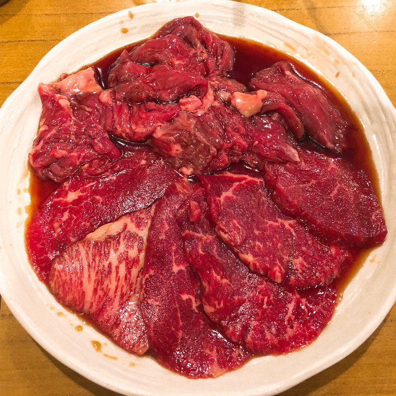 ハラミ&ロース(焼肉家 山水苑)