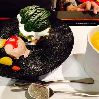 宇治抹茶のモンブラン(あべまき茶屋 （あべまきちゃや）)