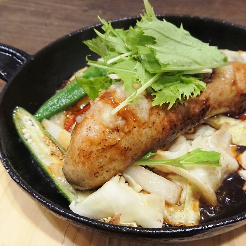 ソーセージのロースト　～オニオンソース～(サファリ 梅田DDハウス店 )