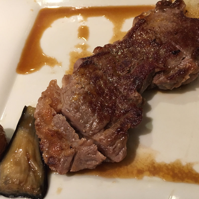 ロースステーキランチ(くまの )