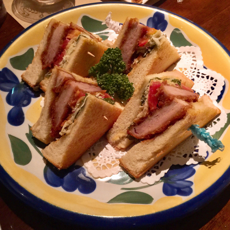 ヒレカツサンド(ニッカ ブレンダーズ・バー)