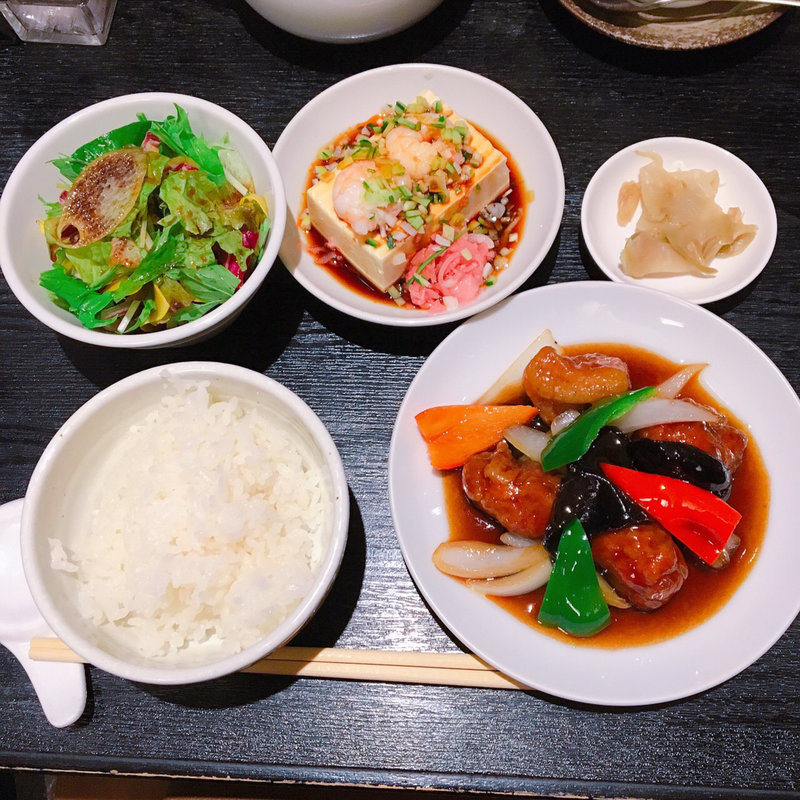 日替わりランチ (酢豚)(中国料理 星華 （ホシノハナ）)