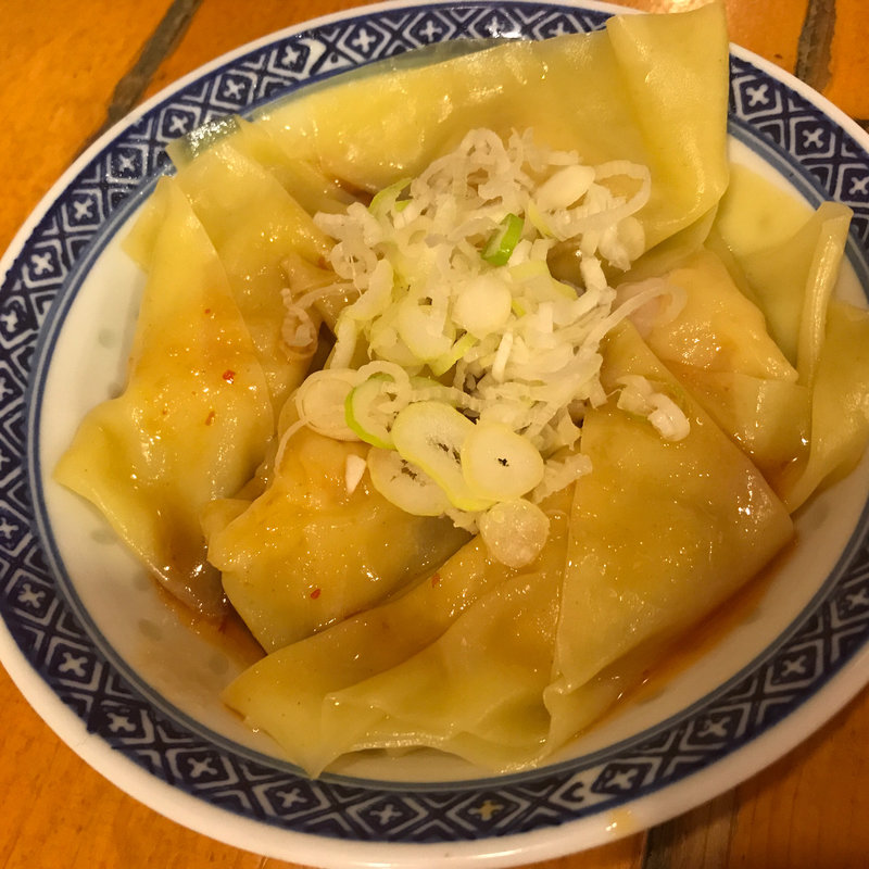 皿蝦ワンタン(中国ラーメン揚州商人 新横浜店)