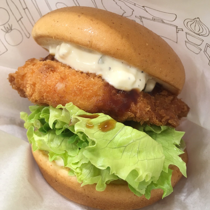 名古屋海老フライバーガー レモンタルタル(モスバーガー藤崎店)
