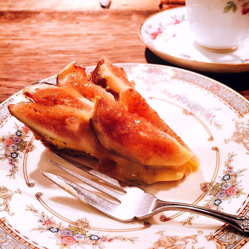 いちじくのタルト ケーキセット(かふぇ・あっぷる)