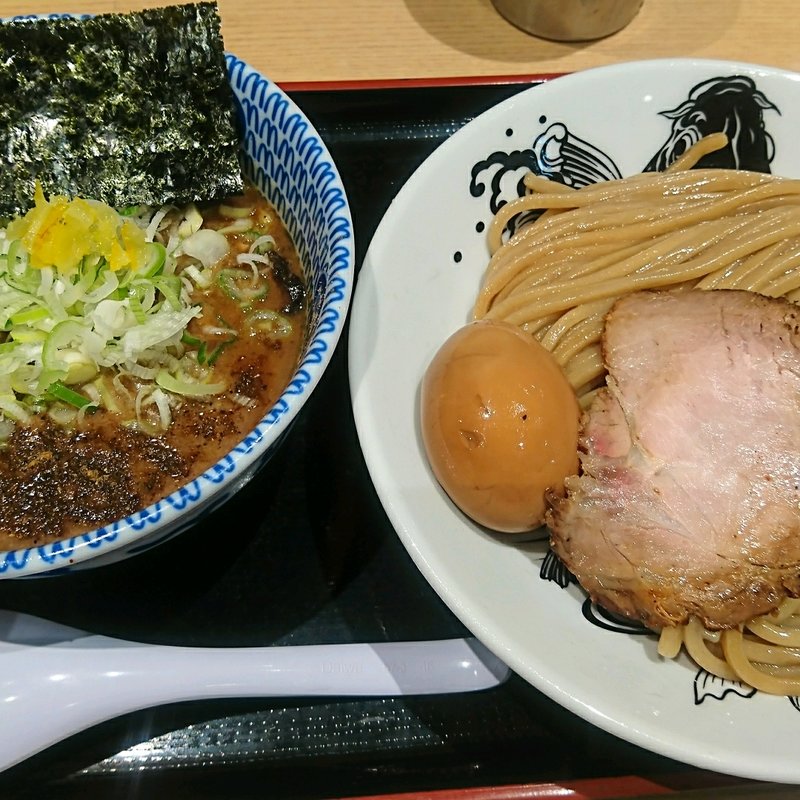 濃厚味玉つけ麺(松戸富田麺業 千葉駅構内)