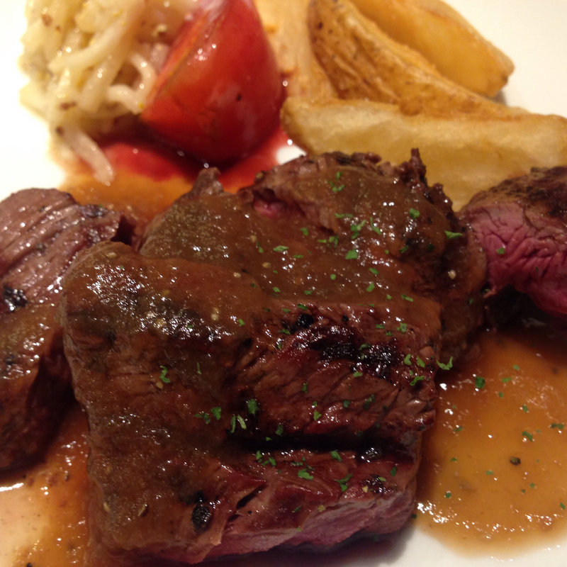 ハラミステーキランチ(熟成肉バル  カルネ リコ)