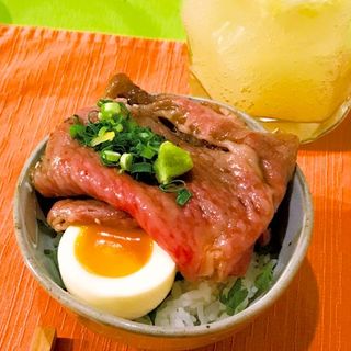 名物 牛ごはん(立呑み とだか)