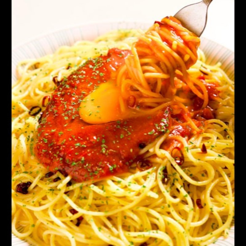 チリ入りカルボナーラ(カフェモカ )