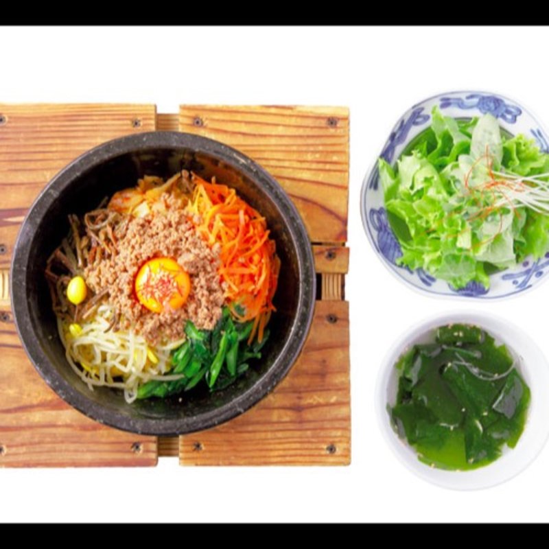 石焼ビビンバランチ(焼き肉＆ワイン　すみれ家　千歳烏山)