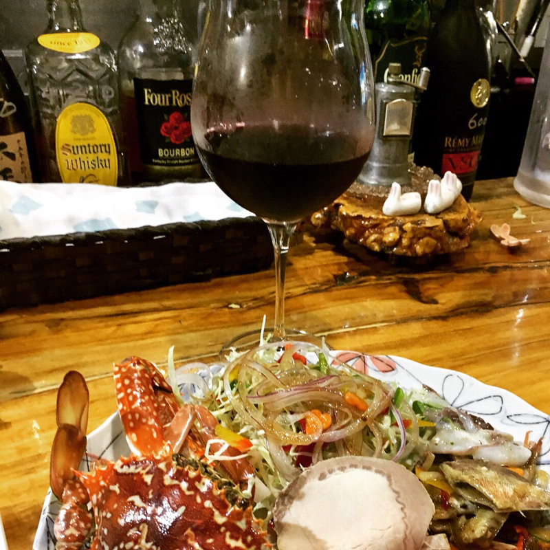 グラスワイン（赤）(漁師イタリアンキュラソー)