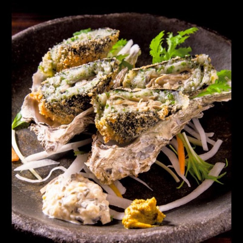 広島安浦牡蠣の大森揚げ(吟吟)