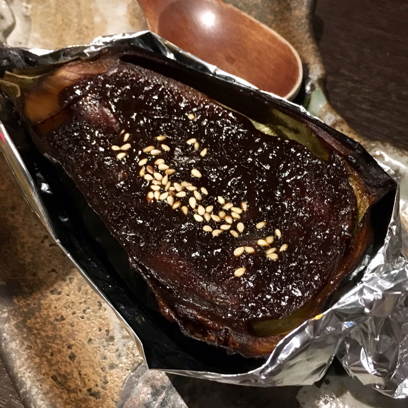 米茄子味噌田楽(酒佳蔵)