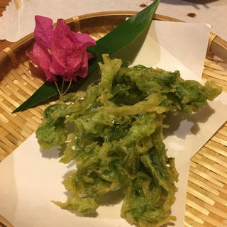アーサの天ぷら(お食事処 結 小浜島店 （ゆい）)