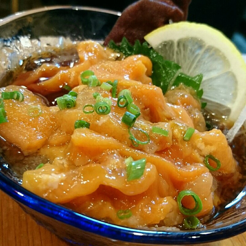 赤ホヤのポン酢(根室食堂 新橋店)