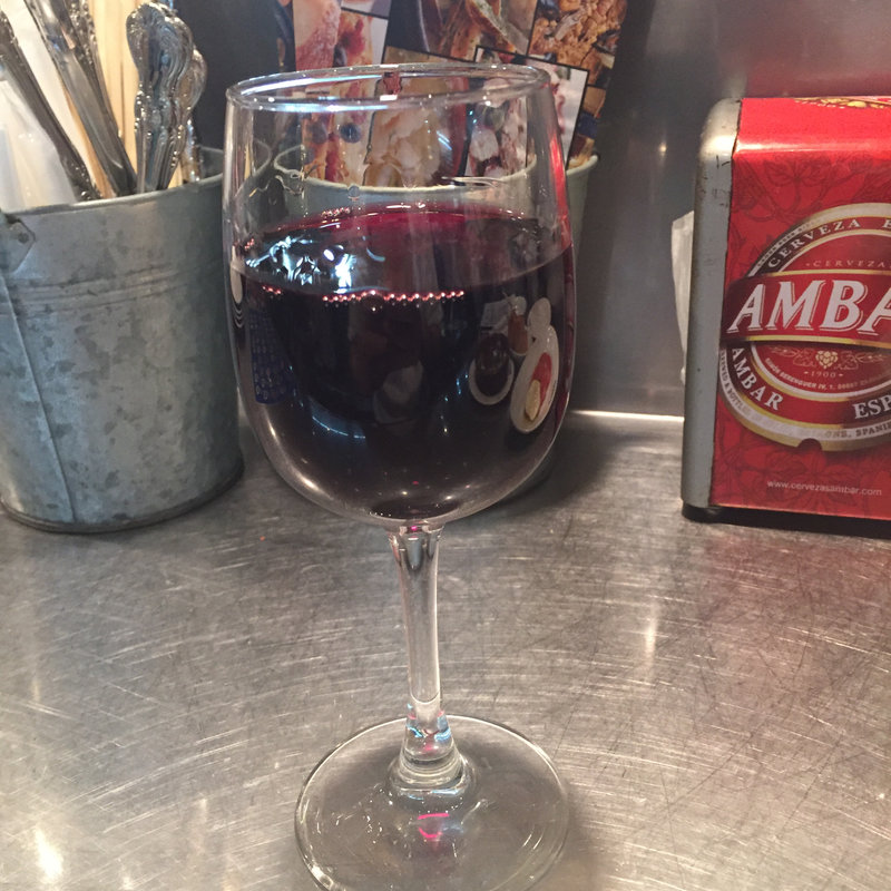 赤ワイン シンフォニア・シラー グラス(マリスケリア・ゴソ・ウメダ （MARISQUERIA GOZO UMEDA）)