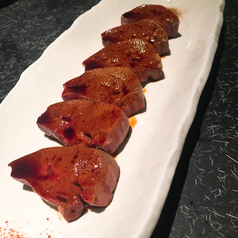 レバーのタレ焼き(美味 ざっくばらん )