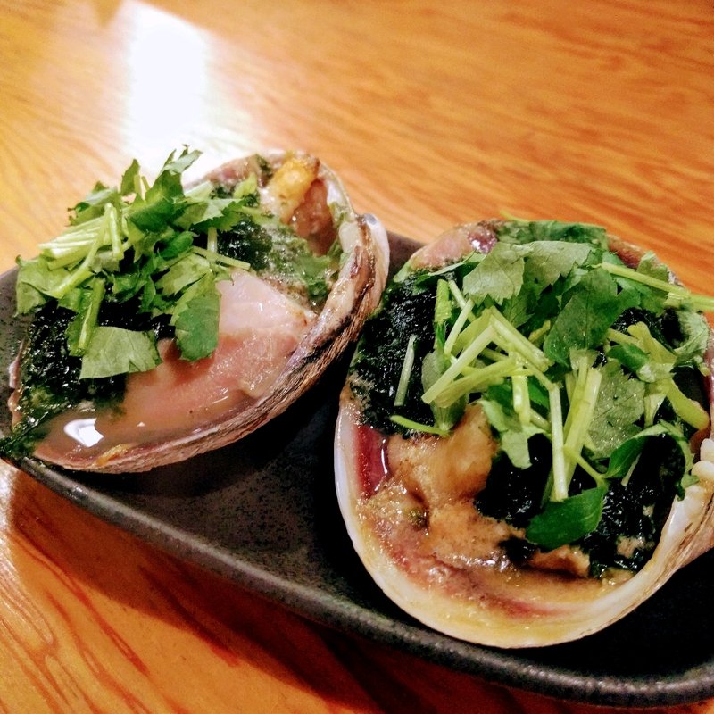 大あさり生のり焼き(大吉（とり吉 本八幡店 改メ）)