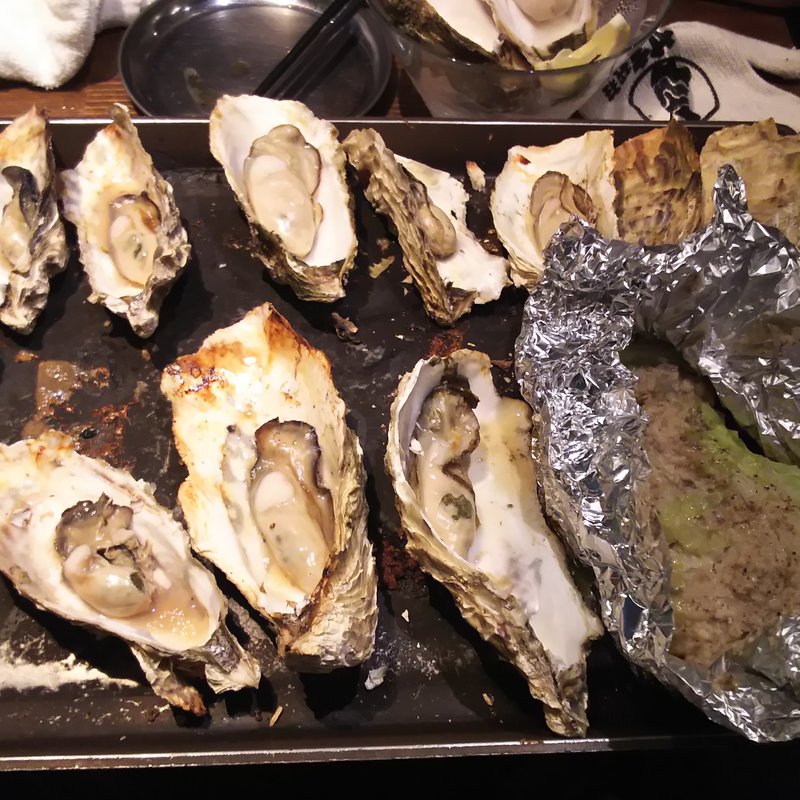 蒸しかき(かき殻荘 )