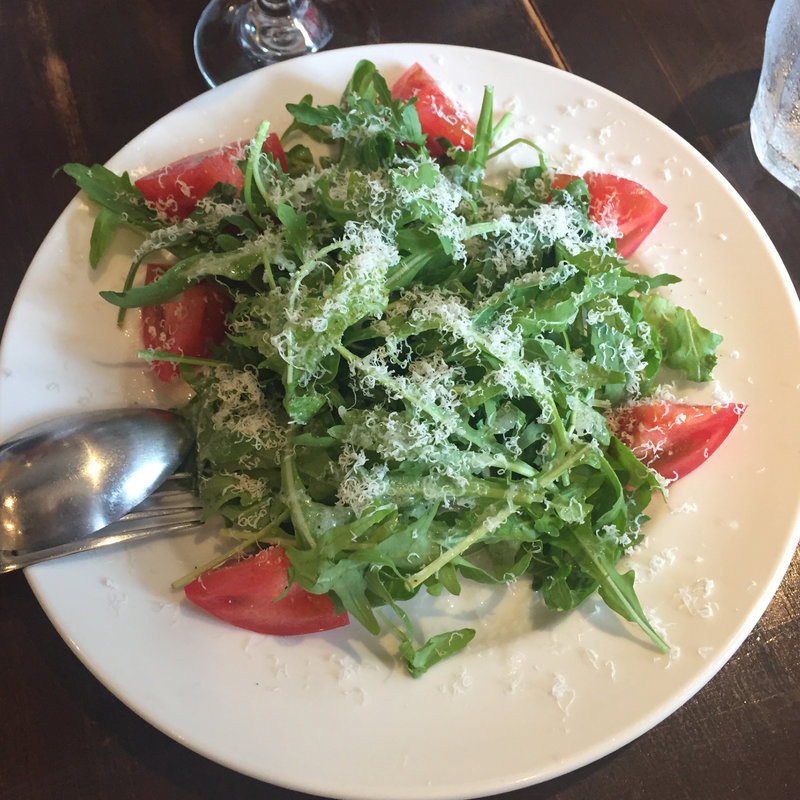 ルッコラとパルミジャーノのサラダ(パラッツォ サン グスト)
