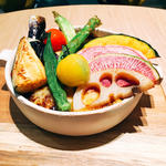 焼きカレー ゴロゴロ野菜(SHIRO CAFE自由が丘店)