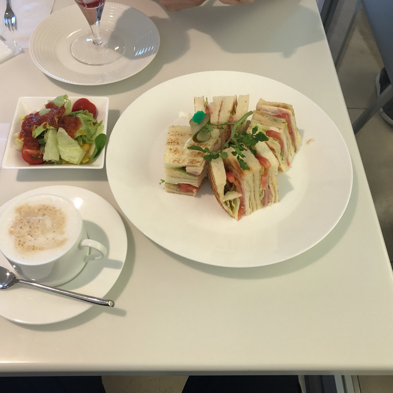 クラブサンド(タカノフルーツパーラー パフェリオ本店)