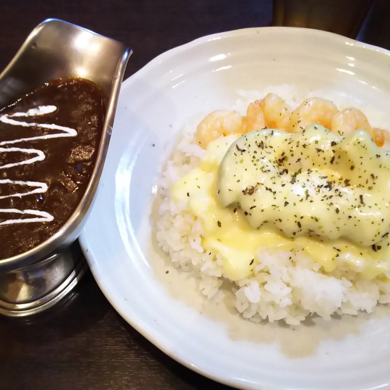 エビアボカドチーズカレー(100時間カレー B&R 武蔵小杉店 （ビーアンドアール）)