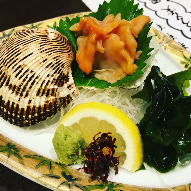 赤貝刺し(みやこのしろ よし本 )