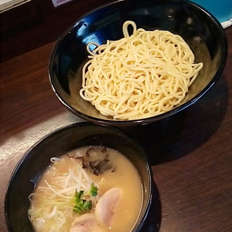 鶏塩つけ麺（中盛）(らーめん　玉彦)