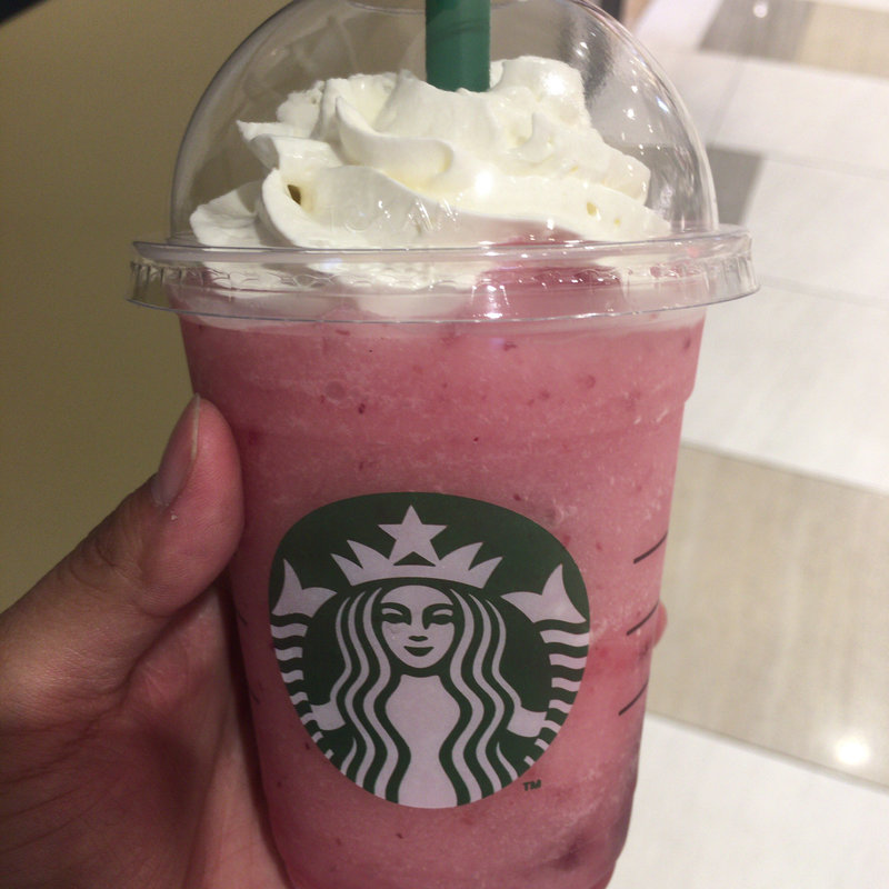 グレーピーグレープ&ティージェリーフラペチーノ(スターバックスコーヒー ピオレ明石店)