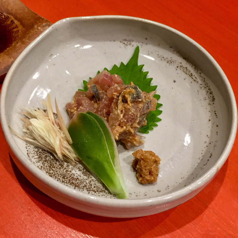 あじなめろう(瓢箪坂 おいしんぼ （ひょうたんざか おいしんぼ）)