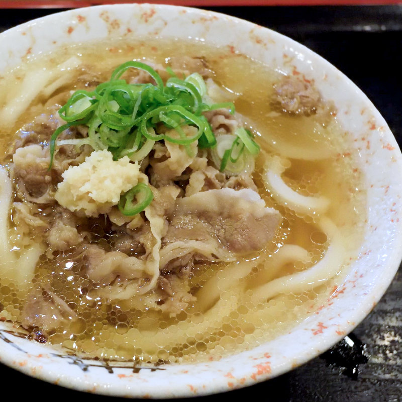 肉うどん(セルフうどんやま タクト店 )