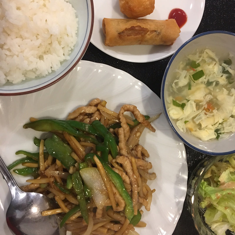 日替わりランチ 青椒肉絲(川菜)