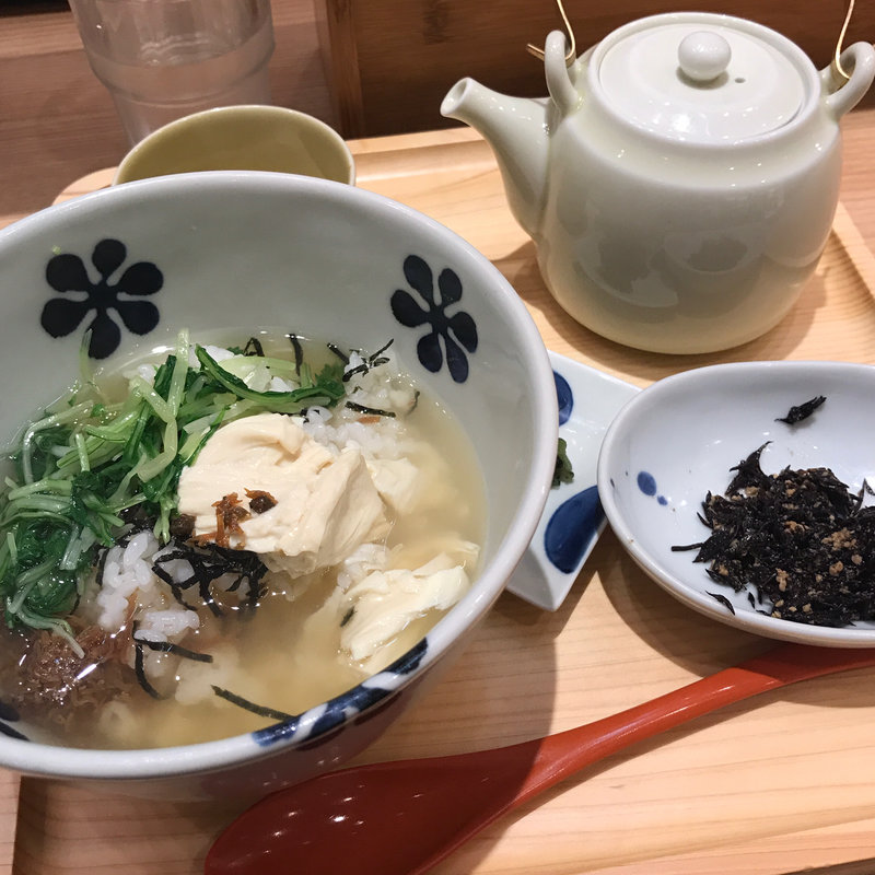 生湯葉とちりめん山椒(だし茶漬け えん 東京ミッドタウン店)