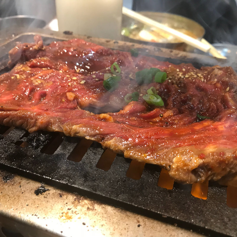 はみ出たいハラミ(大阪焼肉・ホルモン ふたご 渋谷センター街店)