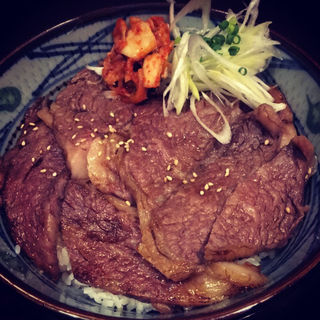 ステーキ丼(もうもう亭)