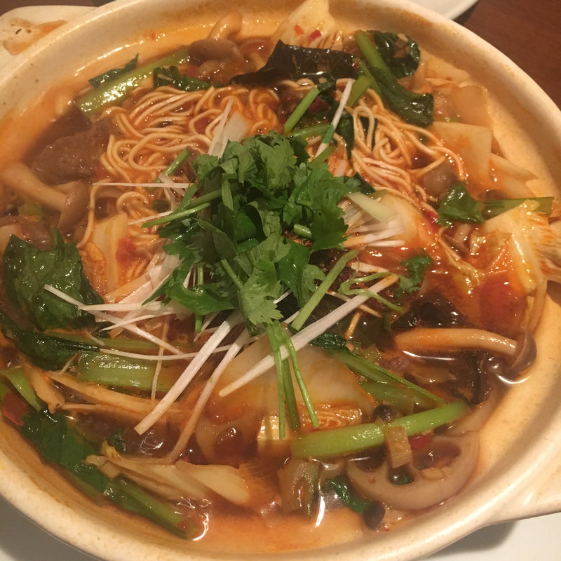 牛肉煮込み麺(同源楼)