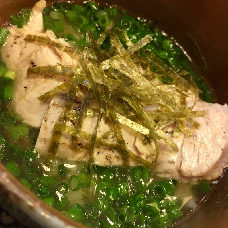 鳥茶づけ(焼鳥はなび)